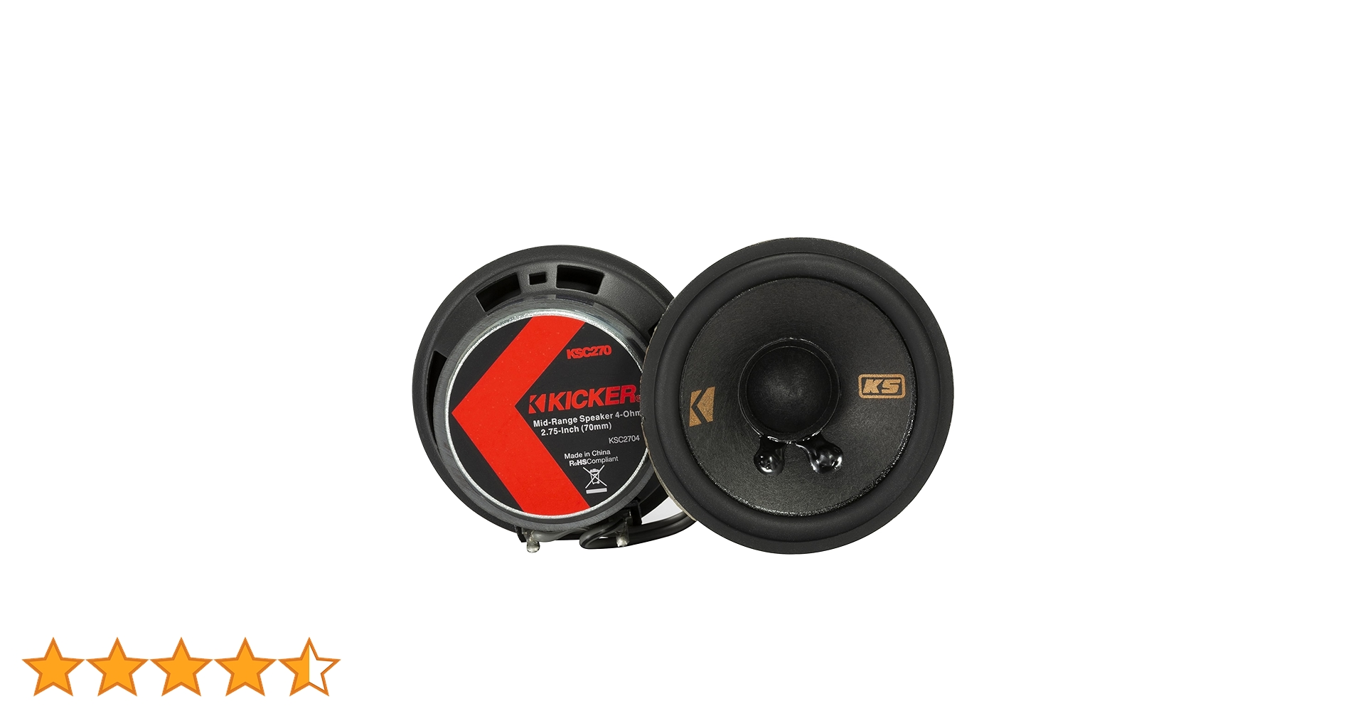 Amazon.co.jp: KICKER KSC2704 KSシリーズ 7cmミッドレンジスピーカー